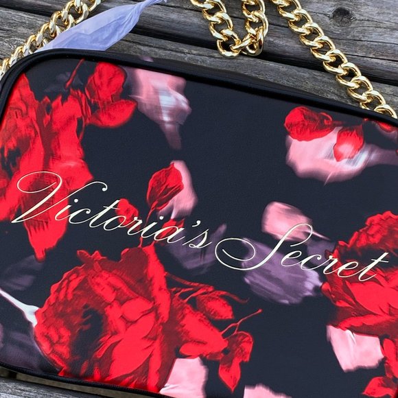 Victoria's Secret Bold Floral Chain Strap Crossbody Bag - Picture 5 of 16